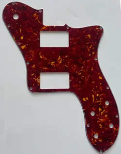 FOR FIT FENDER SQUIER TELECASTER DELUXE PAF STYLE GUITAR PICKGUARD RED TORTOISE