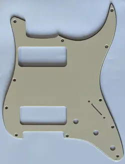 FOR FIT FENDER STRATOCASTER P90 2 PICKUP STRAT GUITAR PICKGUARD VINTAGE YELLOW