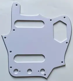 FOR FIT FENDER JAPAN REISSUED JAGUAR STYLE GUITAR PICKGUARD 3 PLY WHITE