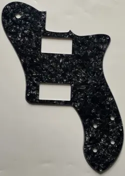 FOR FIT FENDER US '72 TELECASTER STANDARD HUMBUCKER GUITAR PICKGUARD BLACK PEARL