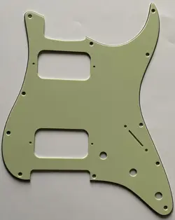 FOR FIT FENDER DOUBLE FAT HH STRAT HUMBUCKER GUITAR PICKGUARD VINTAGE GREEN