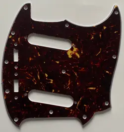 FOR FIT FENDER US MUSTANG CLASSIC SERIES STYLE GUITAR PICKGUARD BROWN TORTOISE