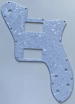 FOR FIT FENDER SQUIER TELECASTER DELUXE PAF STYLE GUITAR PICKGUARD WHITE PEARL
