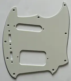 FOR FIT FENDER KURT COBAIN JAG-STANG STYLE GUITAR PICKGUARD 3 PLY PARCHMENT