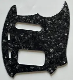 FOR FIT FENDER KURT COBAIN JAG-STANG STYLE GUITAR PICKGUARD 4 PLY BLACK PEARL