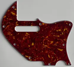 FOR FIT FENDER MERLE HAGGARD F HOLE TELECASTER GUITAR PICKGUARD RED TORTOISE