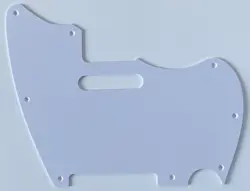 FOR FIT FENDER WARMOTH MJT TELEMASTER JAZZCASTER STYLE GUITAR PICKGUARD WHITE