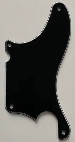 FOR FIT FENDER CABALLO TONO LIGERO TELECASTER GUITAR PICKGUARD 3 PLY BLACK