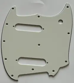 FOR FIT FENDER OFFSET SERIES MUSTANG STYLE GUITAR PICKGUARD 3 PLY PARCHMENT