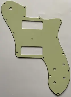FOR FIT FENDER 72 TELECASTER DELUXE RE-ISSUE P90 GUITAR PICKGUARD VINTAGE GREEN