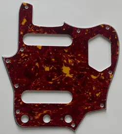 FOR FIT FENDER US CLASSIC PLAYER JAGUAR STYLE GUITAR PICKGUARD RED TORTOISE