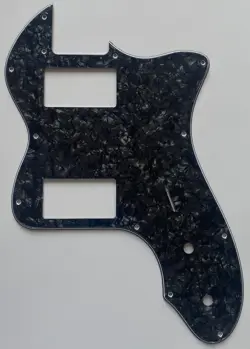 FOR FIT FENDER TELECASTER '72 THINLINE PAF STYLE GUITAR PICKGUARD BLACK PEARL