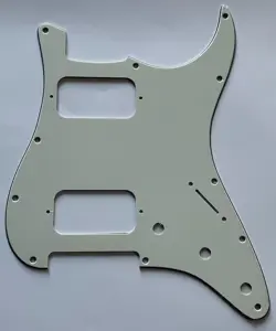 FOR FIT FENDER DOUBLE FAT HH STRAT HUMBUCKER GUITAR PICKGUARD 3 PLY PARCHMENT
