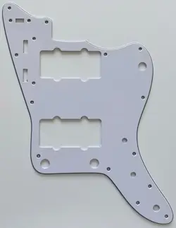 FOR FIT FENDER JAPAN JAZZMASTER STYLE GUITAR PICKGUARD 3 PLY WHITE