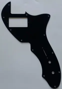 FOR FIT FENDER TELECASTER THINLINE/TELE 69 PAF GUITAR PICKGUARD 1 PLY BLACK