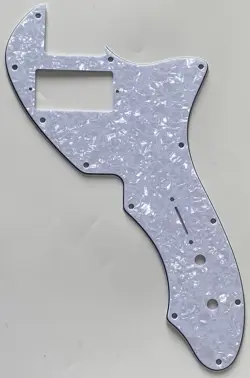 FOR FIT FENDER TELECASTER THINLINE/TELE 69 PAF GUITAR PICKGUARD 4PLY WHITE PEARL