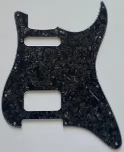 FOR FIT FENDER STRATOCASTER 11 SCREW HOLE HS STYLE GUITAR PICKGUARD BLACK PEARL