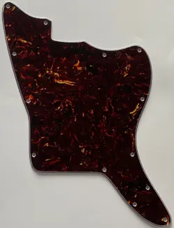 FOR FIT FENDER US JAZZMASTER BLANK STYLE GUITAR PICKGUARD 4 PLY BROWN TORTOISE