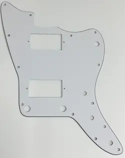 FOR FIT FENDER US JAZZMASTER WITH PAF PICKUPS GUITAR PICKGUARD 3 PLY WHITE
