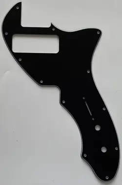 FOR FIT FENDER TELECASTER THINLINE/TELE 69 P90 GUITAR PICKGUARD 3 PLY BLACK