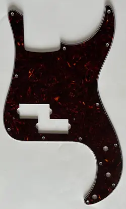 FOR FIT FENDER JAPAN PRECISION BASS STYLE GUITAR PICKGUARD 4 PLY BROWN TORTOISE