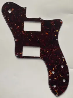 FOR FIT FENDER SQUIER TELECASTER DELUXE PAF STYLE GUITAR PICKGUARD BROWN TORTOIS
