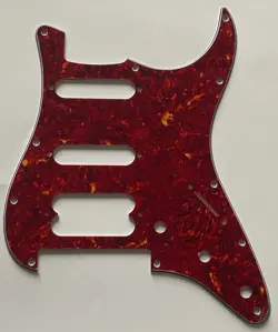 FOR FIT FENDER PLAYER STRATOCASTER FLOYD ROSE HSS GUITAR PICKGUARD RED TORTOISE