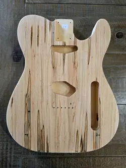 TELECASTER-STYLE GUITAR BODY, AMBROSIA MAPLE, VINTAGE