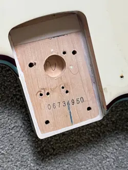 FENDER STEVE HARRIS SIGNATURE PRECISION BASS BODY