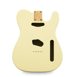 TELECASTER GUITAR BODY FOR FENDER – VINTAGE CREAM – 2 PIECE AMERICAN ALDER
