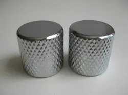 SET OF 2 FENDER P-BASS TELECASTER GUITAR KNOBS LOT FOR PROJECT UPGRADE