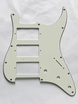 FOR FENDER STRATOCASTER HHH GUITAR PICKGUARD,3 PLY PARCHMENT