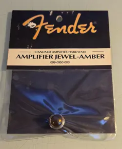 FENDER AMPLIFIER AMBER PILOT JEWEL 099-0950-000 MADE IN USA NOS