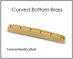 FOREVERHANDCRAFTED BRASS GUITAR NUT FOR FENDER - 42MM / 1.65