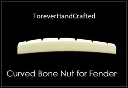 FOREVERHANDCRAFTED BONE GUITAR NUT MADE FOR FENDER - 42MM / 1.65