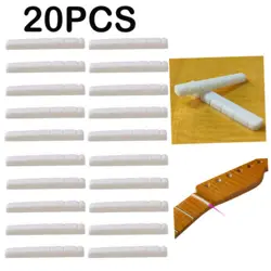 20PCS BONE NUT FOR FENDER ST ELECTRIC GUITAR 42X3.5X5MM LUTHIER SADDLE