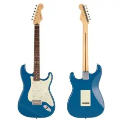 FENDER MADE IN JAPAN HYBRID II SERIES STRATOCASTER FOREST BLUE ELECTRIC GUITAR