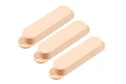 NEW - PICKUP COVER SET FOR FENDER STRATOCASTER, NO HOLES - CREAM