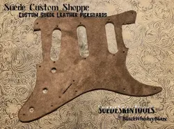 CUSTOM SUEDE LEATHER PICKGUARD FITS FENDER STRATOCASTER STRAT SSS HH HSH TOOLED