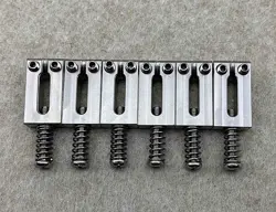 SOLID STEEL STAINLESS GUITAR BRIDGE SADDLES FOR FENDER STRAT TELE(10.5MM/10.8MM)