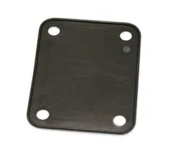 NEW - BLACK NECK PLATE CUSHION FOR 4-BOLT FENDER STRAT/TELE BASS AP-0604-023