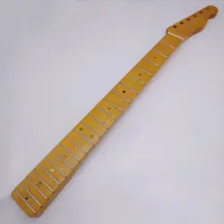 21 FRETS GUITAR NECK YELLOW CANADA MAPLE FOR FENDER TELECASTER ELECTRIC GUITAR