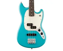 OPEN BOX FENDER PLAYER II MUSTANG BASS PJ - AQUATONE BLUE W/ROSEWOOD FB