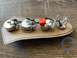 (FENDER) JAZZ BASS WIRING HARNESS - CTS, SWITCHCRAFT, SPRAGUE, TREBLE BLEED