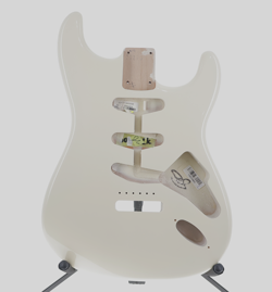 FENDER AMERICAN VINTAGE '61 STRATOCASTER BODY OLYMPIC WHITE NITRO FINISH