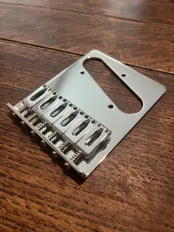 MIM TELECASTER SIX SADDLE BRIDGE CHROME