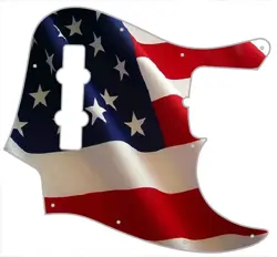 J JAZZ BASS PICKGUARD CUSTOM FENDER GRAPHIC GRAPHICAL GUITAR FLAG US PATRIOT