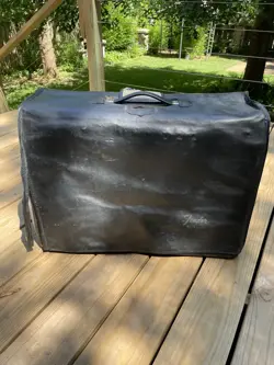 VINTAGE FENDER DELUXE REVERB AMP COVER VICTORIA LUGGAGE