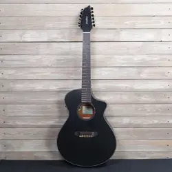 BREEDLOVE DISCOVERY S 12 STRING ACOUSTIC GUITAR AS IS BRIDGE DAMAGE