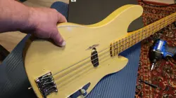 MJT/WARMOTH 51' FENDER STYLE P BASS..LINDY FRALIN PICKUP